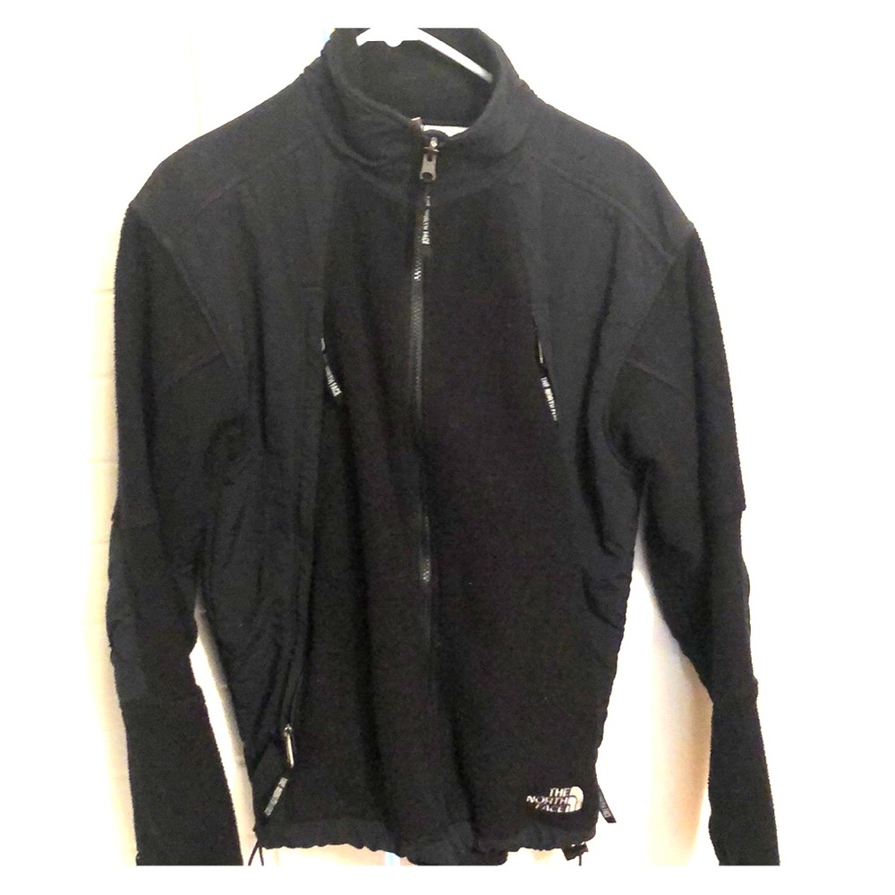 Women’s black North Face fleece jacket - large